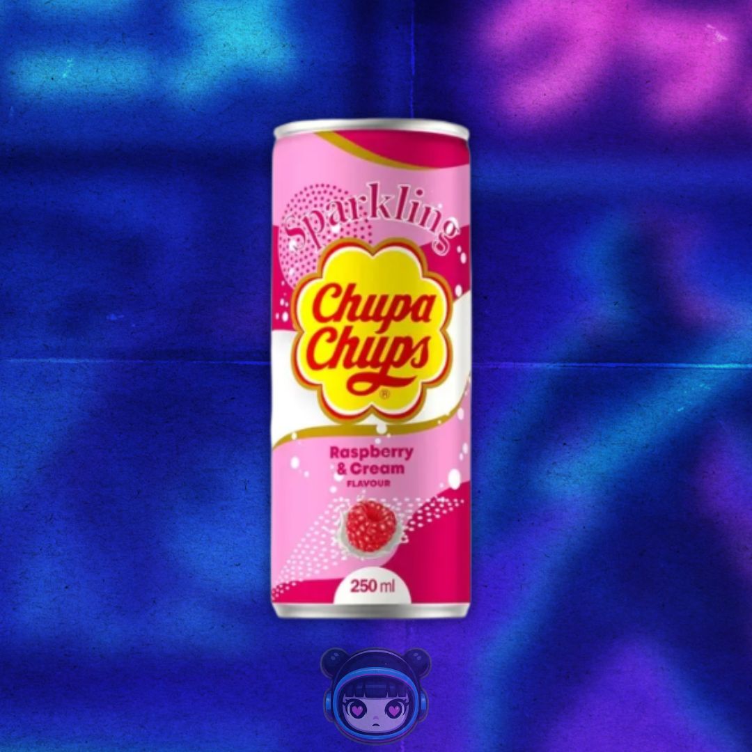 Chupa Chups Frambuesa con Crema