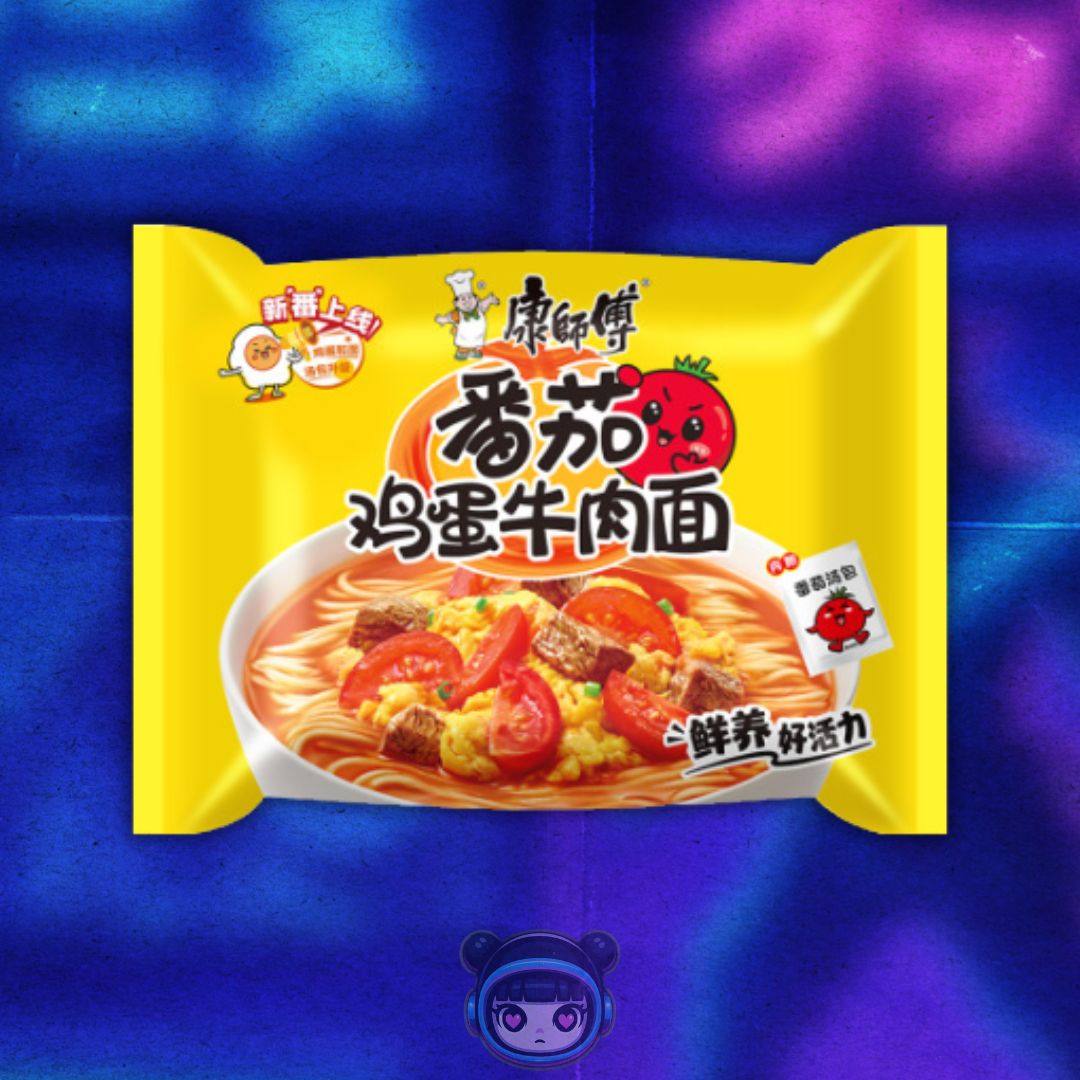 Master Kong Sabor Tomate, Res y Huevo