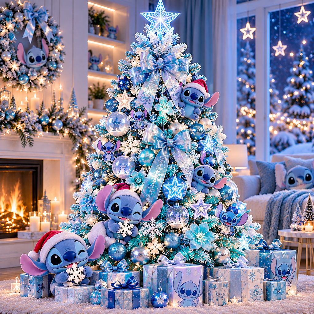 Árbol Navideño Artificial Turquesa + Blanco 1.5 m