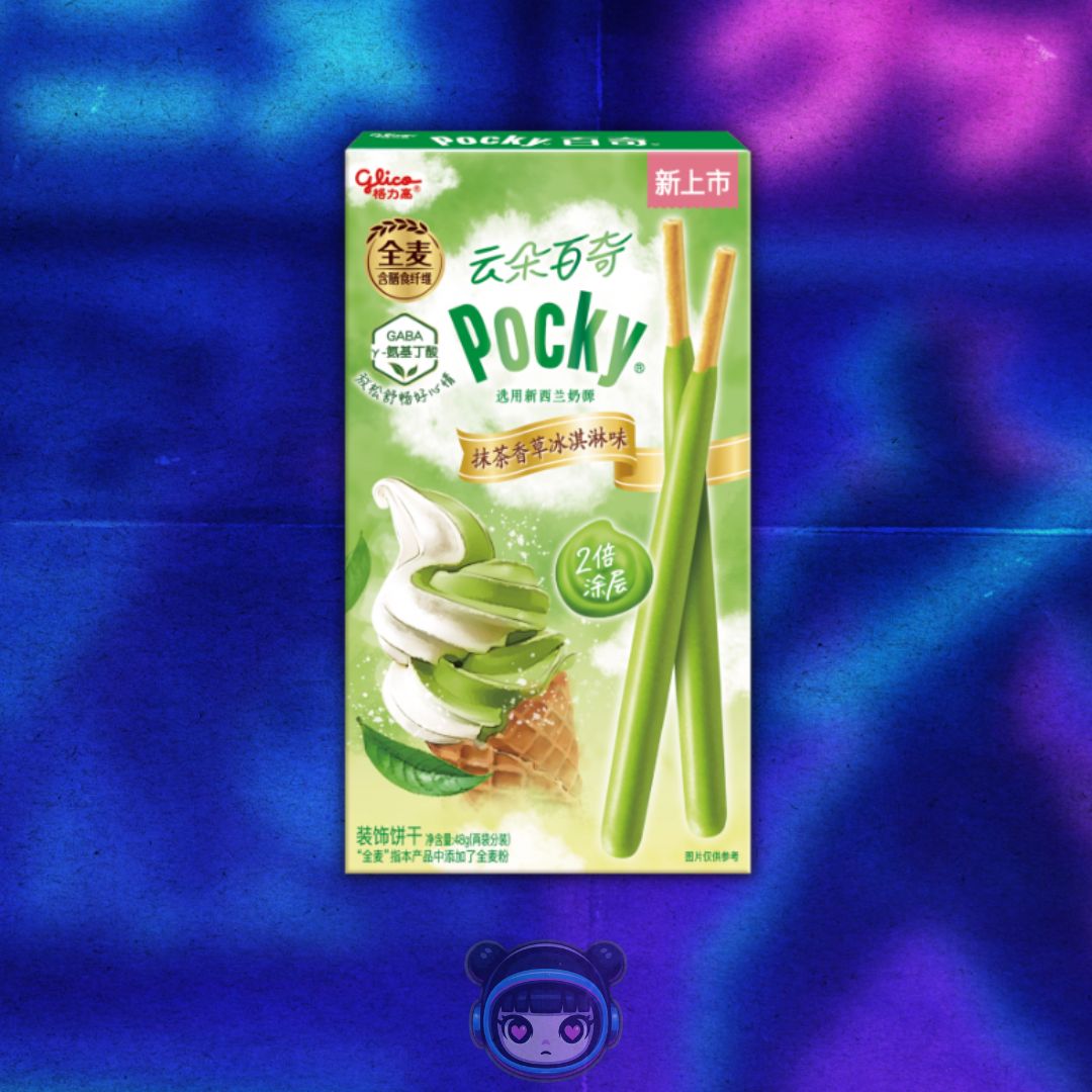 Pocky Sabor Helado de Vainilla con Matcha