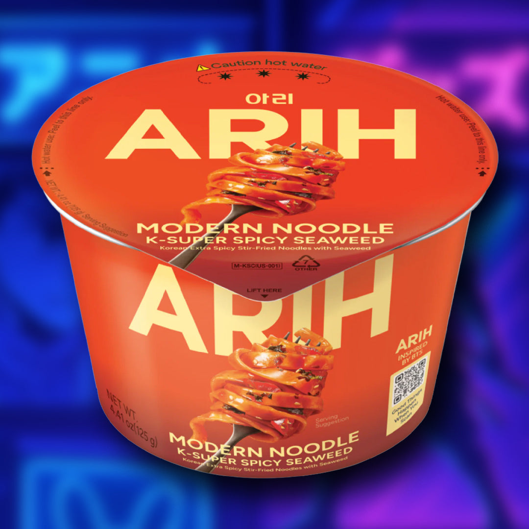 ARIH Ramen Bowl K-Super Spicy Seaweed