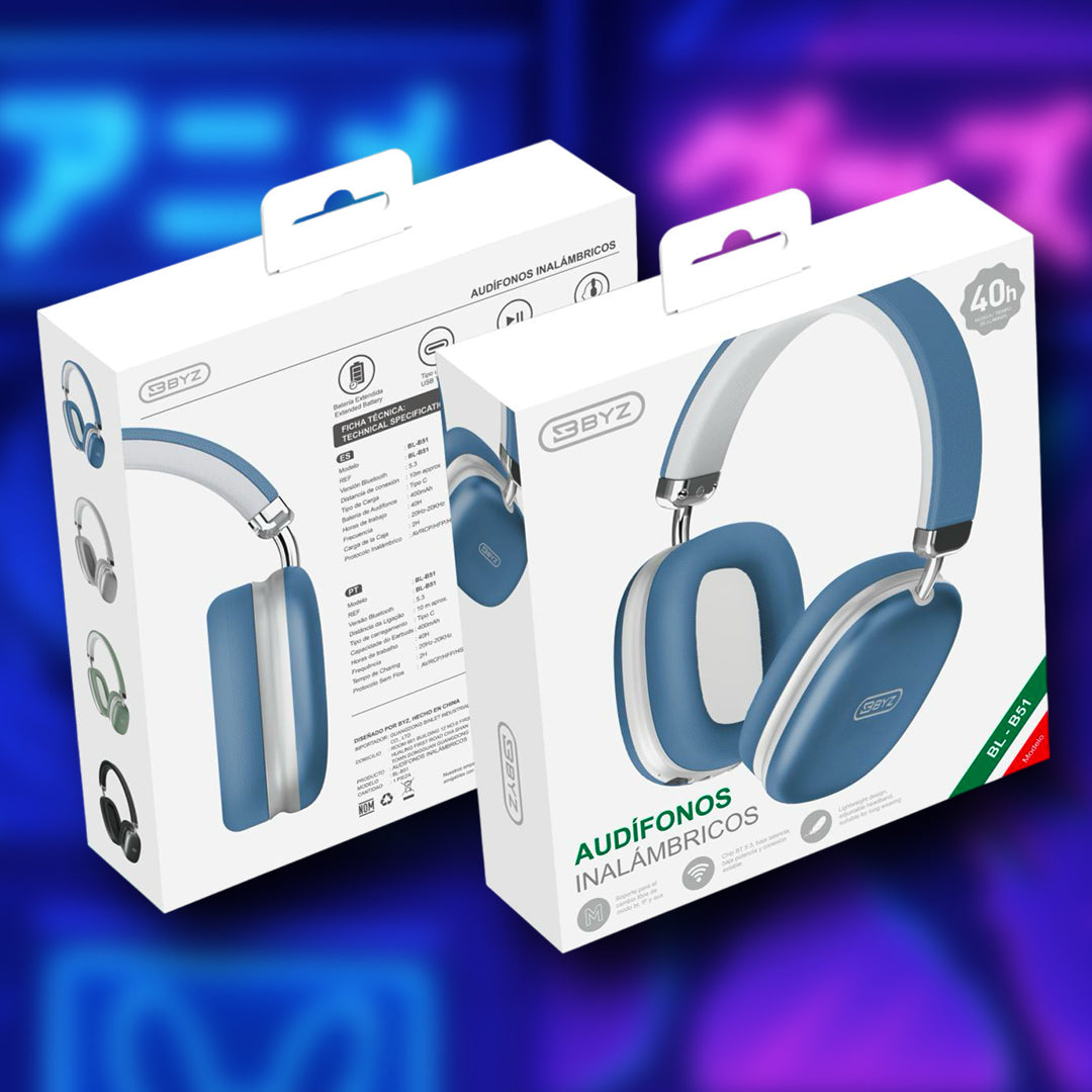 AUDÍFONOS BLUETOOTH BYZ BL-B51