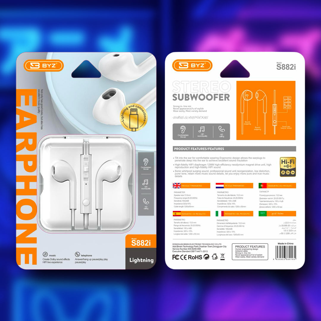 Audífonos Iphone BYZ BL-S882IP