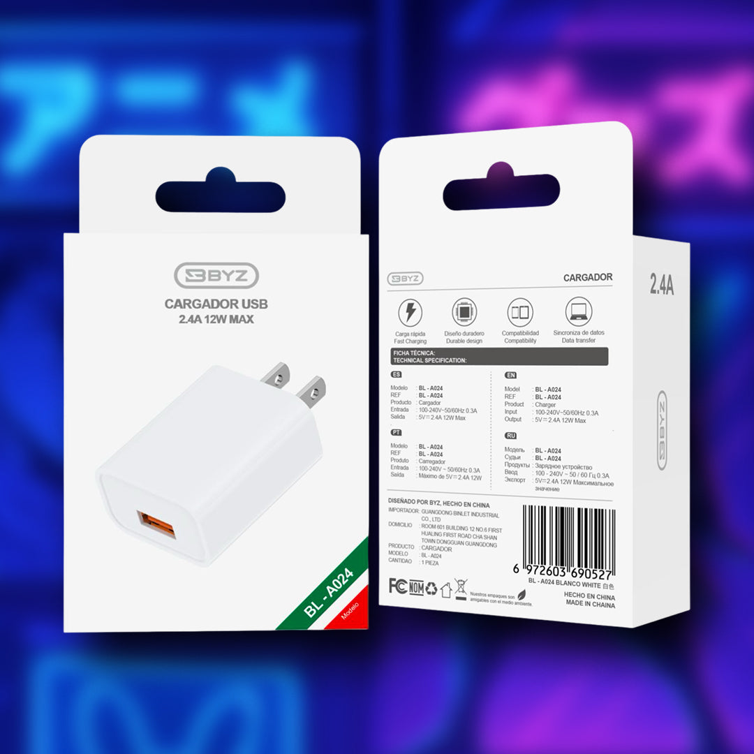 Cargador Basico BYZ BL-A024