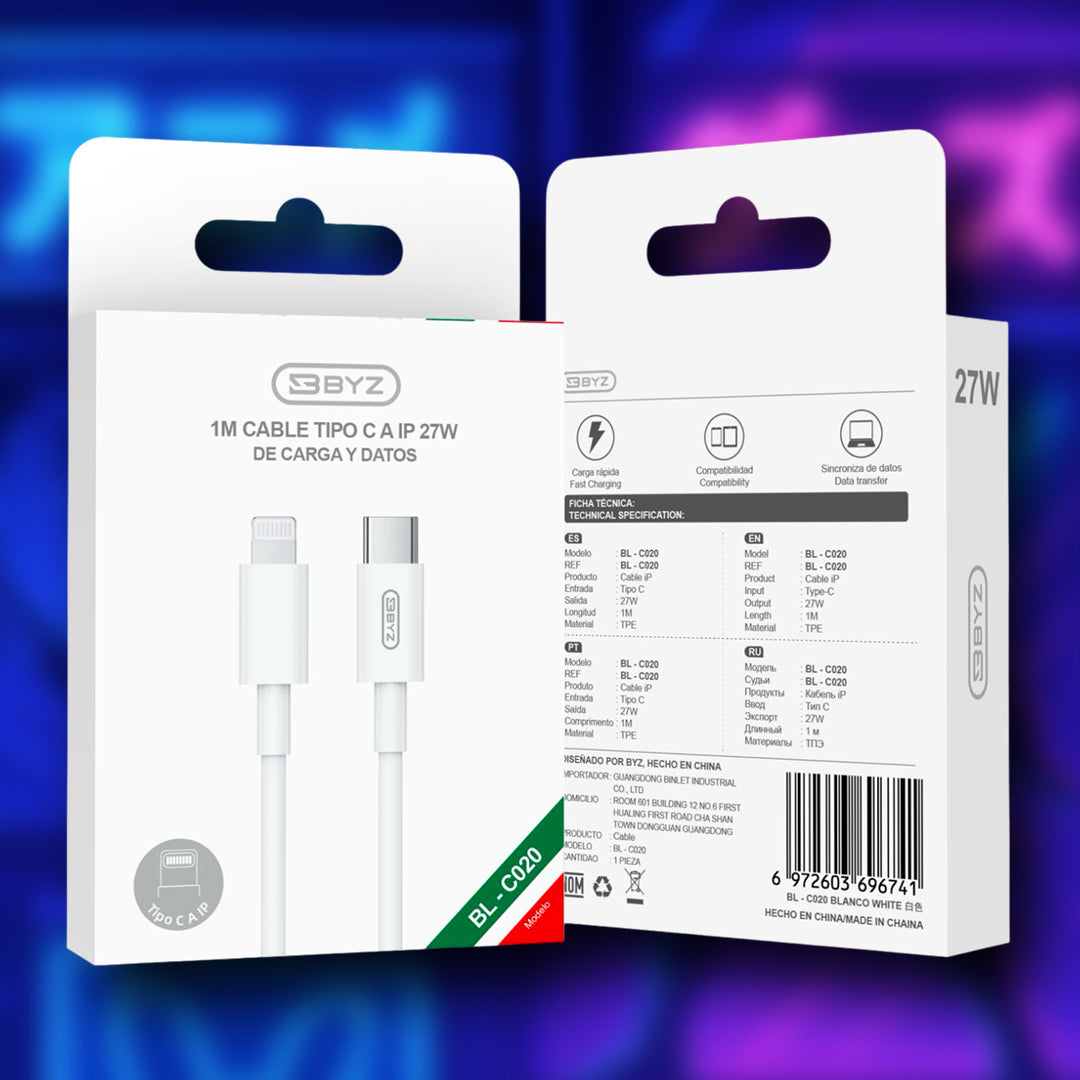 Cable Lightning + C BYZ