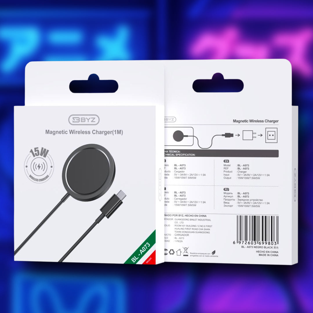 Cargador Magnetico TIPO C BYZ