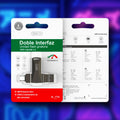 MEMORIA USB + TIPO C 64GB BYZ-BL-F752