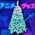 Árbol Navideño Artificial Turquesa + Blanco 1.5 m