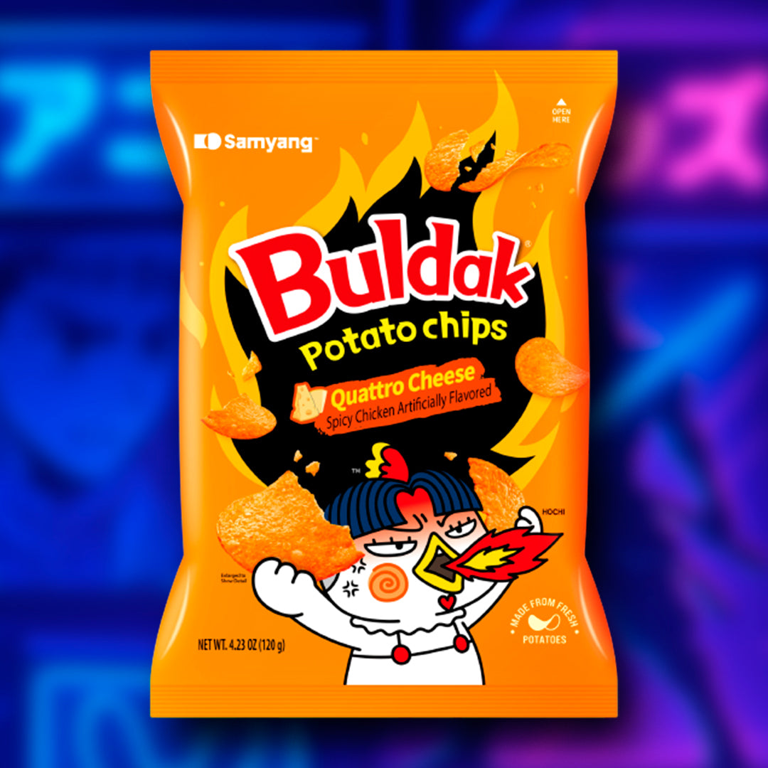 Buldak Potato Chips Quattro Cheese
