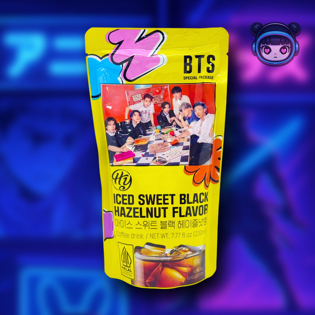 Iced Sweet Black Hazelnut Coffee BTS