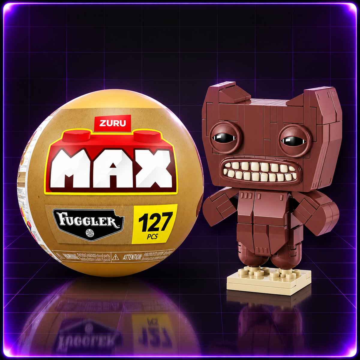 ZURU MAX Fuggler – Figura armable de 127 piezas
