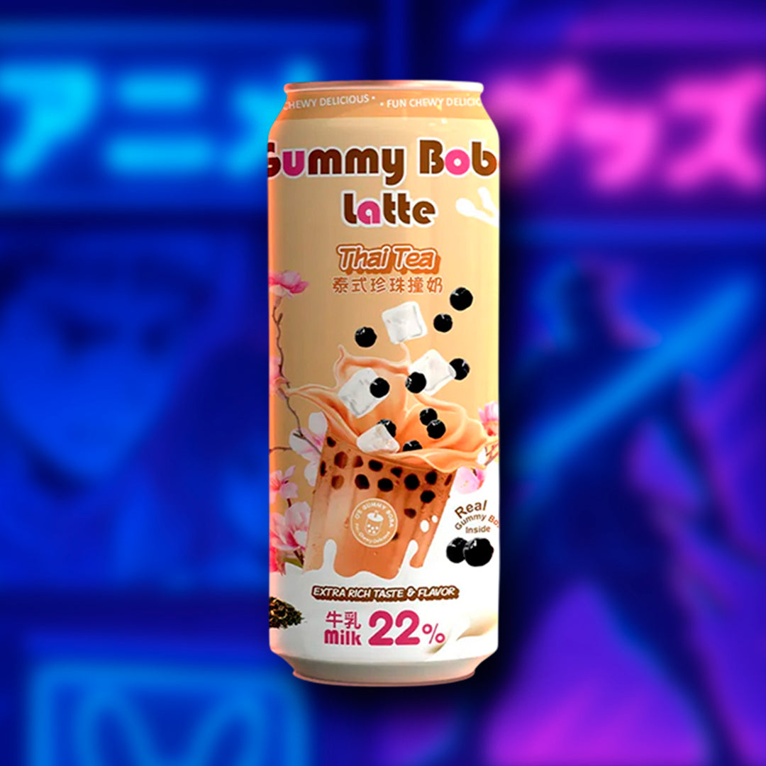 Gummy Boba Latte - Thai Tea