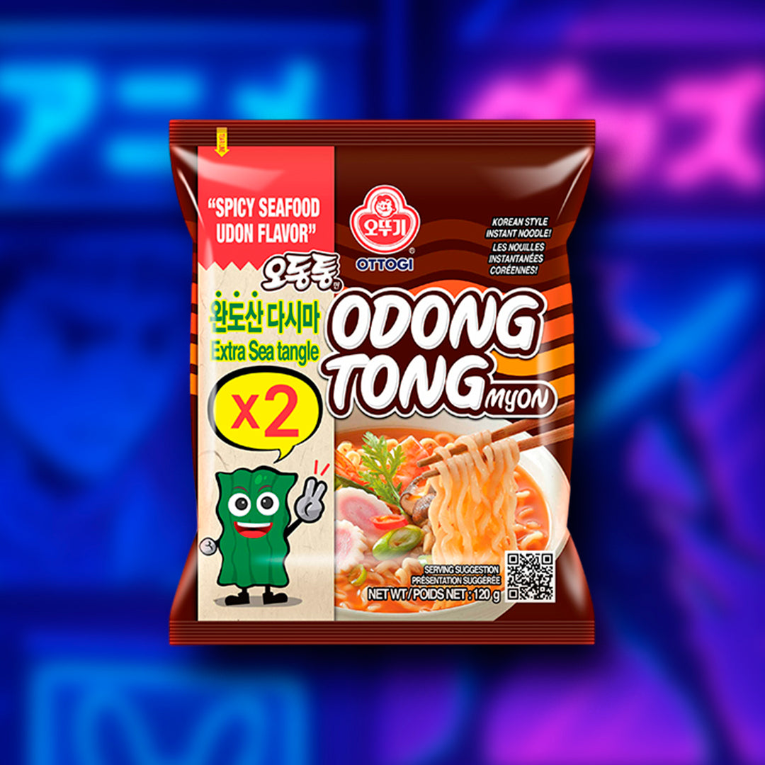 Ottogi Odong Tong Myon – Udon Picante de Mariscos