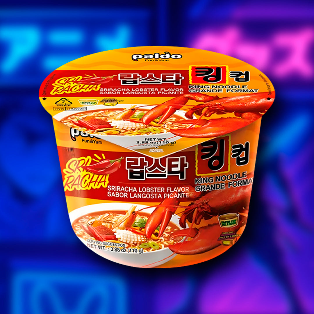 Paldo King Noodle Sriracha – Sabor Langosta Picante