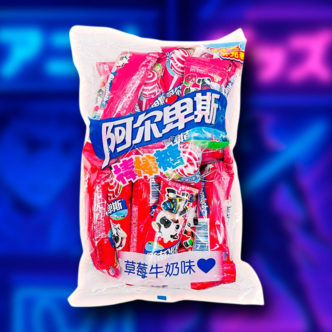 Paletas Alpenliebe Sabor Fresa (24pz)