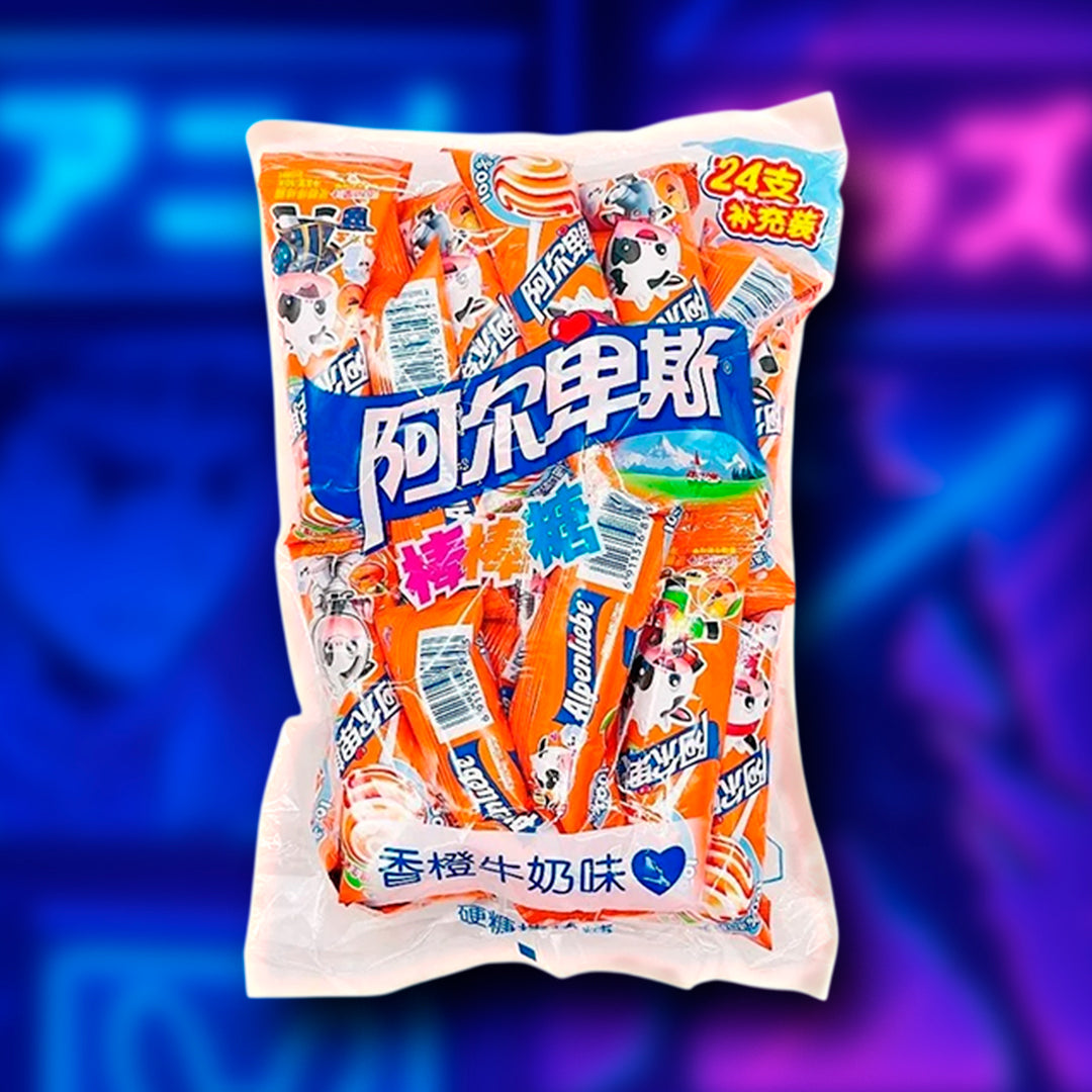 Paletas Alpenliebe Sabor Naranja (24pz)