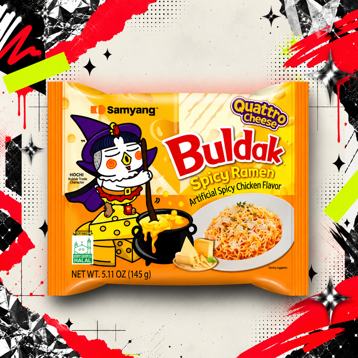 Buldak Ramen Quattro Cheese