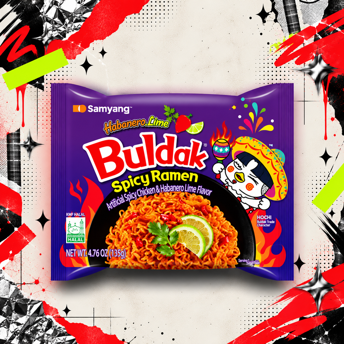 Buldak Ramen Habanero-Limón