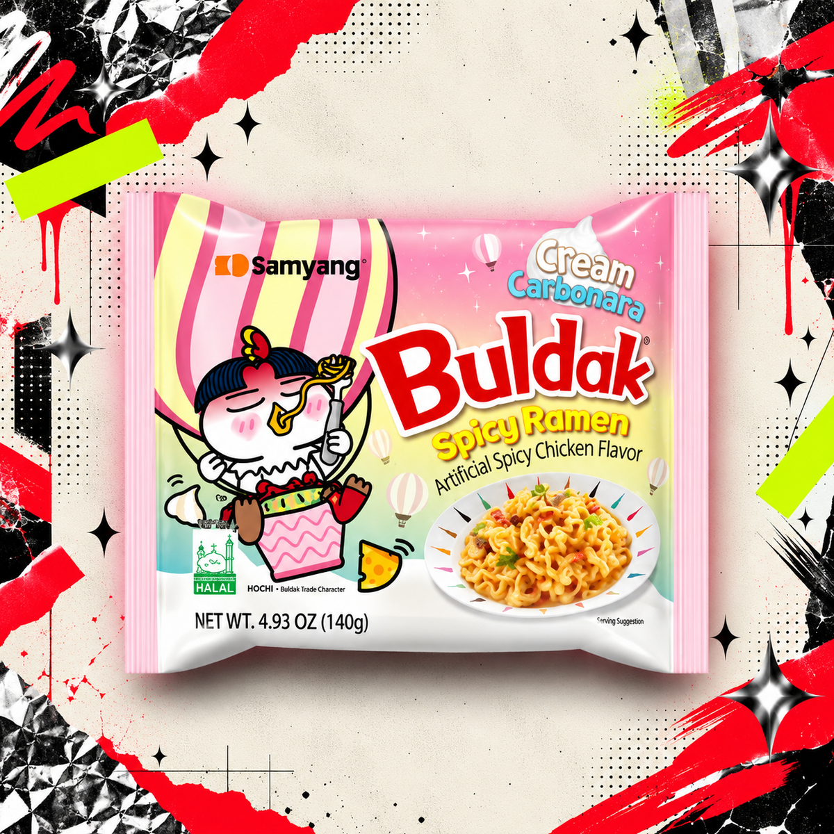 Buldak Ramen Cream Carbonara