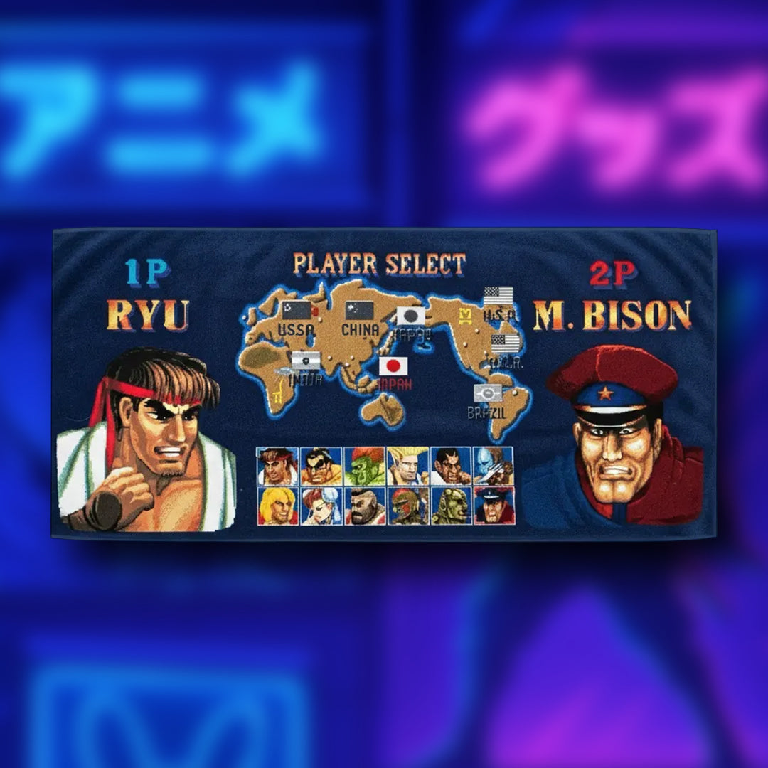 Toalla Medio Baño Street Fighter