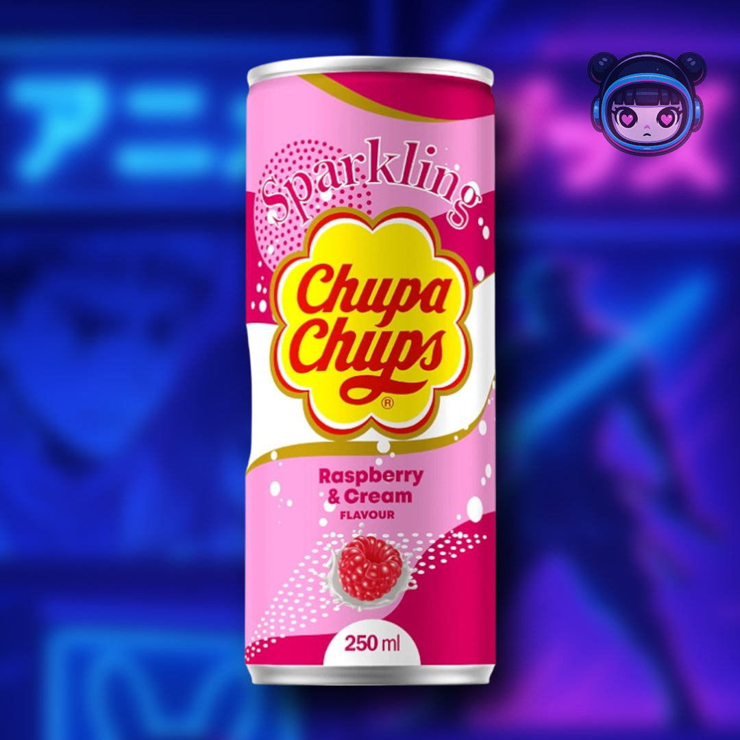 Chupa Chups Frambuesa con Crema