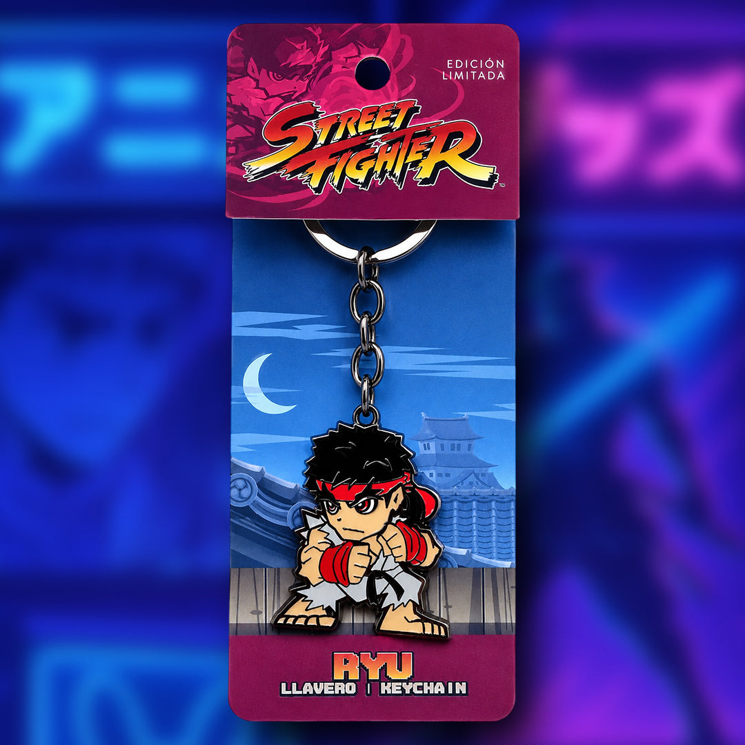 Llavero Metalico Street Fighter Ryu